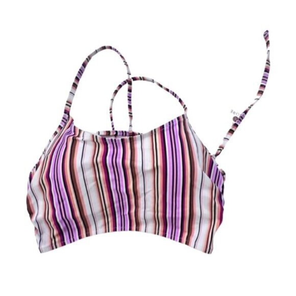 Shade And Shore Women's 36B‎ Lightly Lined Longline Bralette Bikini Swim Top NWT